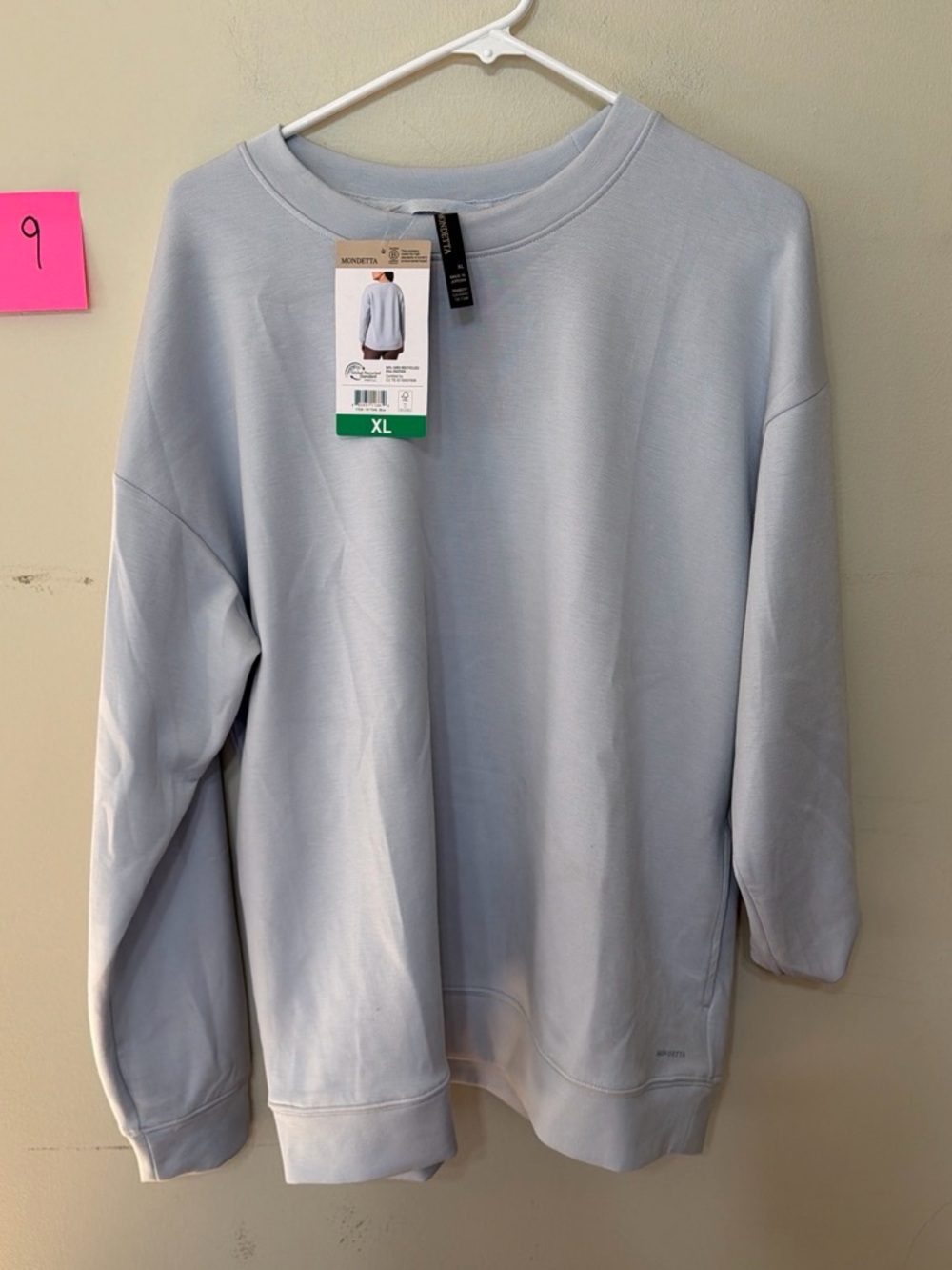 Women’s Mondetta Light Blue Crewneck Sweatshirt